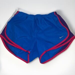 Nike Tempo Running Shorts Womens Size Small Blue Lined Pull On Dri-Fit